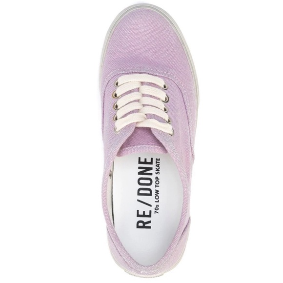 RE/DONE ✨new with box✨ '70s Skate low-top sneakers faded lilac - size 39 / 8.5 - Picture 2 of 15